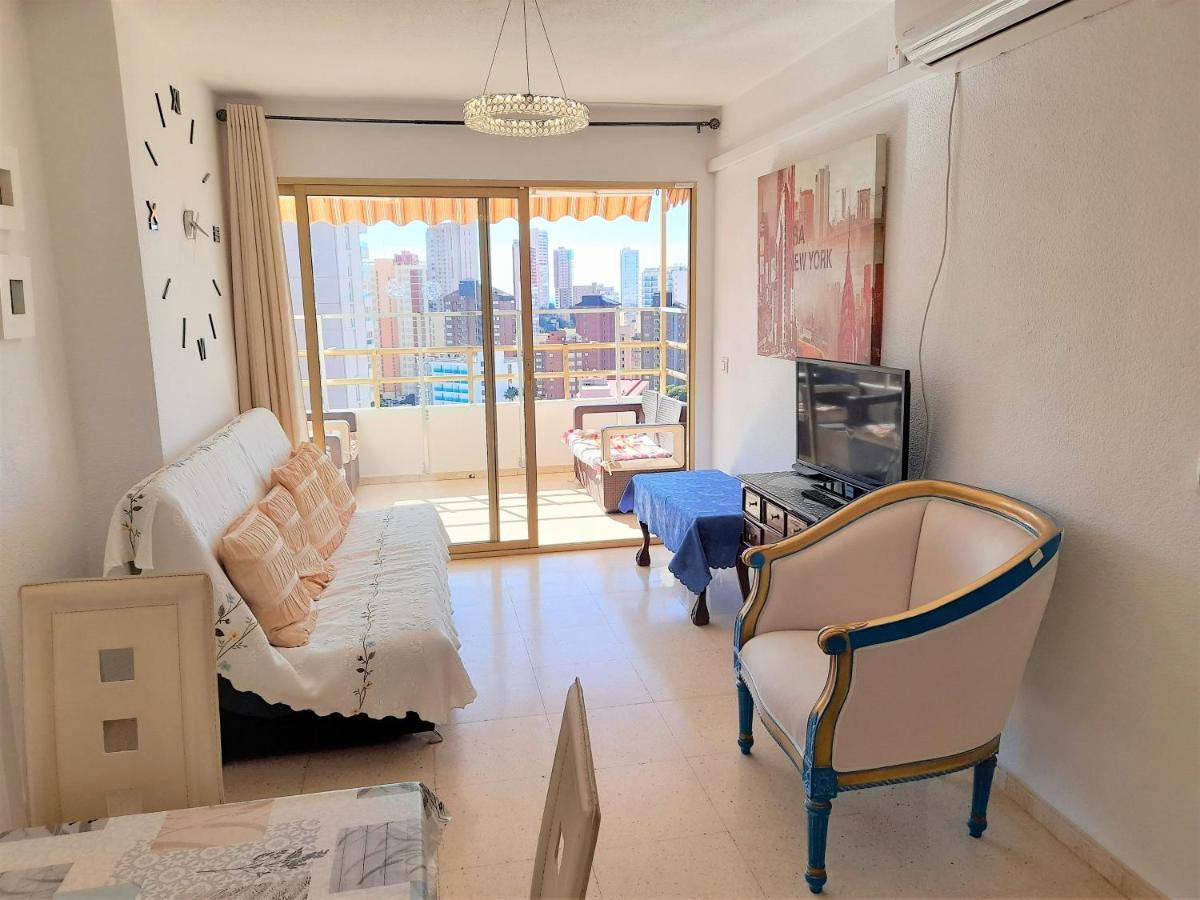 Agustina Apartment In Rincon De Loix -Free Parking, Wi-Fi, Pool, New Air Conditioning, Sea View เบนิดอร์ม ภายนอก รูปภาพ